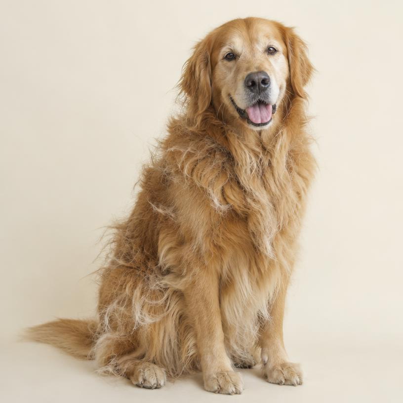 Max · Zlatý retriever – pred úpravou